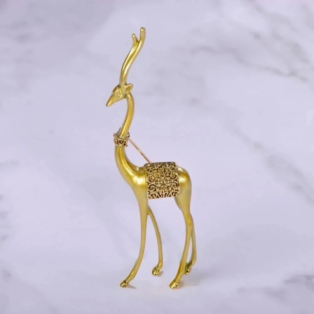 VQ Gerenuk Antelope Brooch